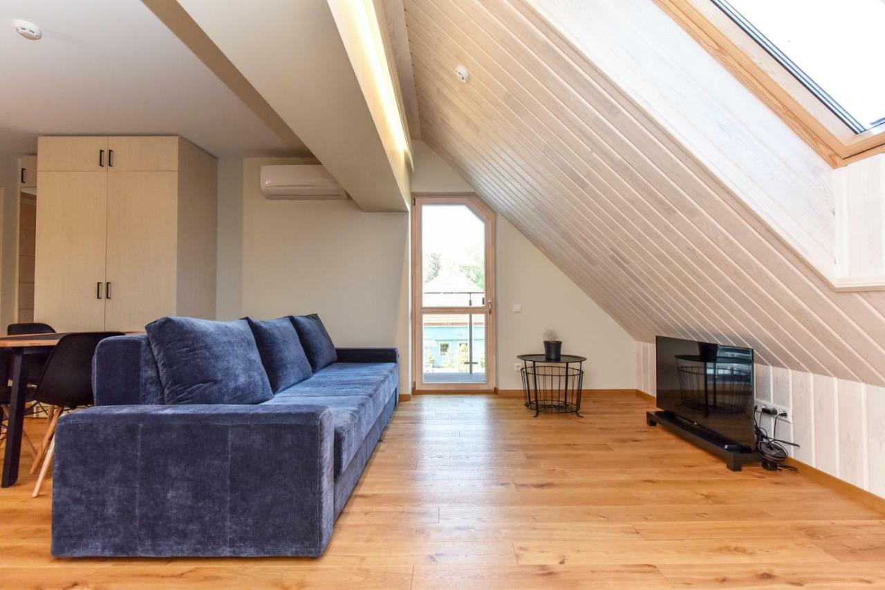 Ferienwohnung Geliu Terasos - Studija Su Balkonu Juodkrantė Exterior foto